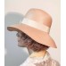 1960s Noreen Fashion MUJER CLOCHE BUCKET Finest STRAW HAT TAN  22"  eb-19831403